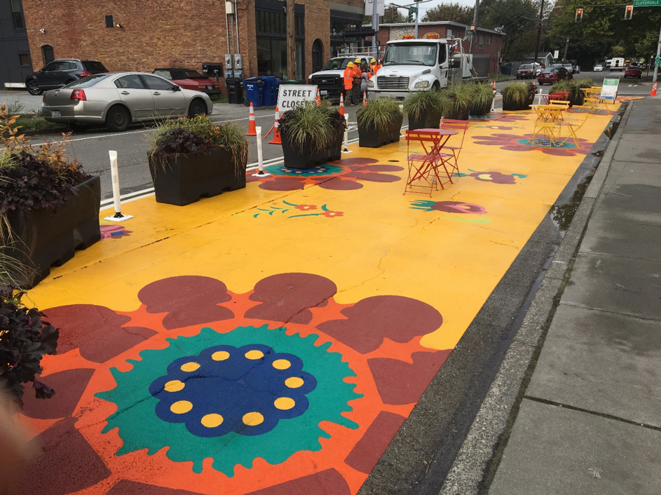Another “Pavement to Parks” project installed in Seattle